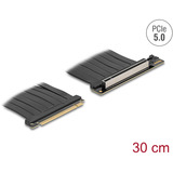 DeLOCK Carte Riser PCI E 5.0 x16>x16 Slot 90° avec câble 30cm, Carte de montage Noir