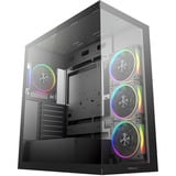 DeepCool CG580 4F V2 boîtier midi tower Noir | 2x USB-A | 1x USB-C | RGB | Verre Trempé