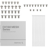 DeepCool CH160 MESH boîtier mini tower Blanc | 2x USB-A | 1x USB-C