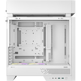 DeepCool CL660 WH boîtier midi tower Blanc/bois | 2x USB-A | 1x USB-C | RGB | Verre Trempé