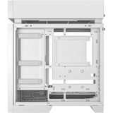 DeepCool CL660 WH boîtier midi tower Blanc/bois | 2x USB-A | 1x USB-C | RGB | Verre Trempé
