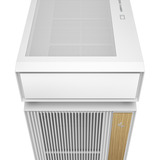 DeepCool CL660 WH boîtier midi tower Blanc/bois | 2x USB-A | 1x USB-C | RGB | Verre Trempé