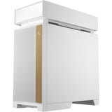 DeepCool CL660 WH boîtier midi tower Blanc/bois | 2x USB-A | 1x USB-C | RGB | Verre Trempé