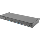 Digitus Commutateur KVM modulaire 8 ports, Switch KVM Noir