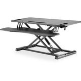 Digitus Garniture de bureau ergonomique, Support de moniteur Noir, Autonome, Réglage de la hauteur, Noir