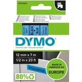 Dymo D1 étiquettes autocollantes authentiques | rouleau 9 mm x 7 m | impression en noir sur fond bleu | pour étiqueteuses LabelManager, Ruban Noir sur bleu, Polyester, Belgique, -18 - 90 °C, DYMO, LabelManager, LabelWriter 450 DUO