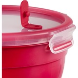 Emsa CLIP & MICRO Rond Boîte 2,6 L Rouge, Transparent 1 pièce(s) Rouge, Boîte, Rond, 2,6 L, Rouge, Transparent, Plastique, Allemagne