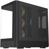 FSP M581 boîtier midi tower Noir | 2x USB-A | 1x USB-C | RGB | Window
