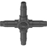 GARDENA Pièce transversale 4.6 mm (3/16"), Connexion Gris foncé