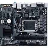 GIGABYTE H610M S2H V2 Carte mère - Prend en charge les processeurs Intel Core 14e génération, VRM numérique hybride 4+1+1 phases, jusqu'à 5600MHz DDR5, 1xPCIe 3.0 M.2, LAN GbE, USB 3.2 Gen 1 carte mère socket 1700 VRM numérique hybride 4+1+1 phases, jusqu'à 5600MHz DDR5, 1xPCIe 3.0 M.2, LAN GbE, USB 3.2 Gen 1, Intel, LGA 1700, Intel® Celeron®, Intel® Core™ i3, Intel® Core™ i5, Intel® Core™ i7, Intel® Core™ i9,..., LGA 1700, 96 Go, DDR5-SDRAM