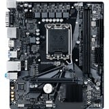 GIGABYTE H610M S2H V2 Carte mère - Prend en charge les processeurs Intel Core 14e génération, VRM numérique hybride 4+1+1 phases, jusqu'à 5600MHz DDR5, 1xPCIe 3.0 M.2, LAN GbE, USB 3.2 Gen 1 carte mère socket 1700 VRM numérique hybride 4+1+1 phases, jusqu'à 5600MHz DDR5, 1xPCIe 3.0 M.2, LAN GbE, USB 3.2 Gen 1, Intel, LGA 1700, Intel® Celeron®, Intel® Core™ i3, Intel® Core™ i5, Intel® Core™ i7, Intel® Core™ i9,..., LGA 1700, 96 Go, DDR5-SDRAM