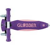 GLOBBER Primo Foldable Plus Lights, Trottinette Violâtre/Rose
