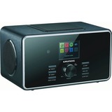 Grundig DTR 6000 X Portable Analogique et numérique Noir, Radio Internet Noir, Portable, Analogique et numérique, DAB+, FM, PTY, 8 W, TFT