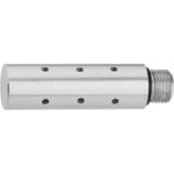 Hazet Pistolet à air soufflé 9040LG-3/2, long, Outil souffleur Noir/Bleu