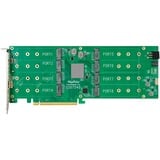 HighPoint Rocket 1508 8x M.2 Port vers PCIe 4.0 x16 NVMe HBA C, Carte d'interface 