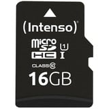 Intenso 16GB microSDHC 16 Go UHS-I Classe 10, Carte mémoire 16 Go, MicroSDHC, Classe 10, UHS-I, 90 Mo/s, Class 1 (U1)
