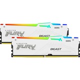 Kingston FURY 64 Go DDR5-5600 (2x 32 Go) mémoire vive Blanc, KF556C40BWAK2-64, XMP 3.0