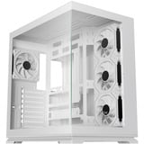 Krux Atron boîtier midi tower Blanc | 2x USB-A | 1x USB-C | RGB | Verre Trempé