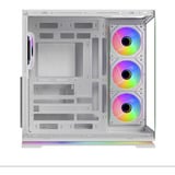 Krux Atron boîtier midi tower Blanc | 2x USB-A | 1x USB-C | RGB | Verre Trempé