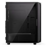 Krux  boîtier midi tower Noir | 3x USB-A | RGB | Verre Trempé