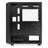 Krux  boîtier midi tower Noir | 3x USB-A | RGB | Verre Trempé