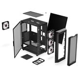 Krux  boîtier midi tower Noir | 3x USB-A | RGB | Verre Trempé