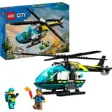 LEGO City - L’hélicoptère des urgences, Jouets de construction 60405