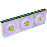 Lian Li UNI FAN SL-INF LCD FLEX 120 Reverse ventilateurs de boîtier RGB  Blanc, 3 pièces, 120 x 124 x 28 mm, PWM, contrôleur inclus