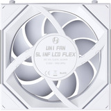 Lian Li UNI FAN SL-INF LCD FLEX 120 Reverse ventilateurs de boîtier RGB  Blanc, 3 pièces, 120 x 124 x 28 mm, PWM, contrôleur inclus