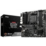 MSI B550M PRO-VDH carte mère AMD B550 Emplacement AM4 micro ATX carte mère socket AM4 Noir, AMD, Emplacement AM4, AMD Ryzen™ 5, AMD Ryzen™ 7, AMD Ryzen™ 9 de 3e génération, DDR4-SDRAM, 128 Go, DIMM