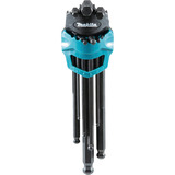 Makita Set de clés Allen 9 pièces, Tournevis Bleu/Noir