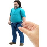 Mattel Minecraft Figurine articulée Steve taille de 30 cm et inspirée du film Minecraft Figurine articulée Steve taille de 30 cm et inspirée du film, 6 an(s), Multicolore, Plastique