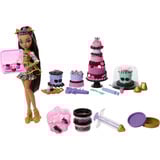 Mattel Monster High-Kit Gâteau d’Anniversaire Clawdeen Wolf, Poupée Poupée mannequin, Femelle, 4 an(s), Fille, 150 mm, 292 g