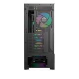 Ocypus Delta C70 ARGB boîtier midi tower Noir | 2x USB-A | 1x USB-C | RGB | Verre trempé