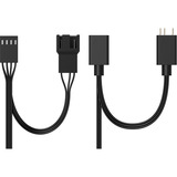 Ocypus Delta C70 ARGB boîtier midi tower Noir | 2x USB-A | 1x USB-C | RGB | Verre trempé