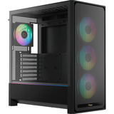 Ocypus  boîtier midi tower Noir | 2x USB-A | 1x USB-C | RGB | Window