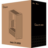 Ocypus  boîtier midi tower Noir | 2x USB-A | 1x USB-C | RGB | Window