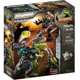 PLAYMOBIL Tyrannosaure et robot géant, Jouets de construction Garçon/Fille, 5 an(s), Plastique, Multicolore