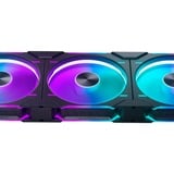 Phanteks D30-140 PWM Regular ventilateur de boîtier RGB  Noir, 140 x 140 x 30 mm, 1 pièce, connecteur de ventilateur PWM à 4 broches