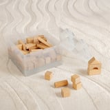 Room Copenhagen Brique de rangement LEGO 4 Couvercle supérieur pailleté, Boîte de rangement Transparent