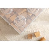 Room Copenhagen Brique de rangement LEGO 4 Couvercle supérieur pailleté, Boîte de rangement Transparent