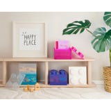 Room Copenhagen Brique de rangement LEGO 4 Couvercle supérieur pailleté, Boîte de rangement Transparent