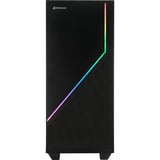 Sharkoon RGB FLOW Reconditionné boîtier midi tower Noir | 3x USB-A | RGB | Window