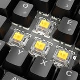 Sharkoon SKILLER SGK50 S2, clavier gaming Noir, Layout DE, Gateron Yellow