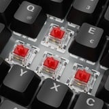 Sharkoon clavier gaming Noir, Layout DE, Gateron Red