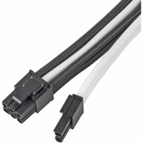 SilverStone Câble de rallonge PCIe SST-PP07E-PCIBW Noir/Blanc