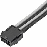 SilverStone Câble de rallonge PCIe SST-PP07E-PCIBW Noir/Blanc
