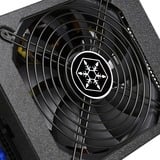 SilverStone SST-ST1100-TI v2.0 alimentation  modulaire 1100 watt Noir, 8x PCIe, 1100 W, 90 - 264 V, 1200 W, 47 - 63 Hz, Actif, 120 W