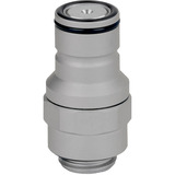 Thermal Grizzly DeltaMate Quick Disconnect, Connecteur argent (matt)/nickel