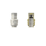 Thermal Grizzly DeltaMate Quick Disconnect, Connecteur argent (matt)/nickel